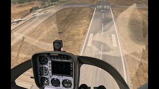 Guimbal Cabri G2 Helicopter Taxi and Takeoff from Cuatro Vientos Madrid [upl. by Vowel]