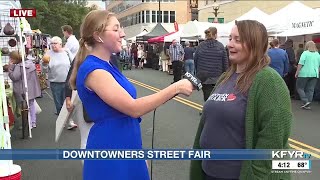 Live at the Downtowners Street Fair in Bismarck on First News at Four [upl. by Samuel]