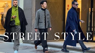 Milan Street Style The Most Memorable Outfits•Men’s Fashion• [upl. by Earazed]