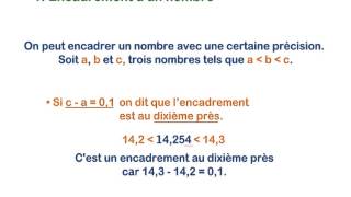 Mathématiques  Encadrement et valeur approchée [upl. by Westberg]