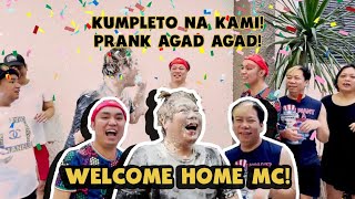 WELCOME HOME PRANK KAY MC IIYAK NA SANA SIYA  BEKS BATTALION [upl. by Calida618]