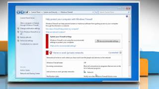 Windows® 7 How to turn off the security on Windows® 7based PC [upl. by Adyht]