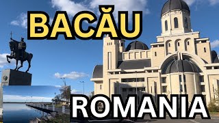 BACAU ROMANIA 4K Walking Tour [upl. by Soutor470]