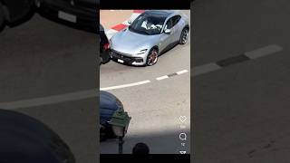 Charles LECLERC crash in MONACO with Purosangue charlesleclerc ferrari monaco purosangue [upl. by Lewellen]