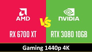 RX 6700 XT vs RTX 3080 10GB [upl. by Bohlin]