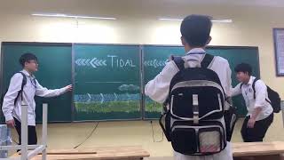 Tidal Wave in classroom behind [upl. by Nahaj]