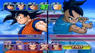 Protagonists VS Secondary Characters COM VS COM  Dragon Ball Z Budokai Tenkaichi 3 [upl. by Galloway]