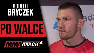 Robert BRYCZEK nokautuje Strzelczyka na MMA Attack 4 i zapowiada kolejne starty [upl. by Htirehc]