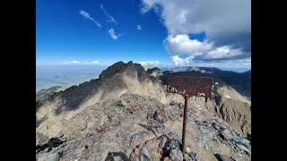 Crestone Traverse CO 14ers  Peak to Needle  w full headwall footage via Cottonwood Creek [upl. by Arehc767]