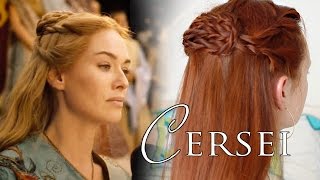 Game of Thrones Hair Tutorial  Cersei at Myrcellas Embarkment [upl. by Podvin509]