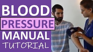 How to Take a Blood Pressure Manually [upl. by Yllus159]