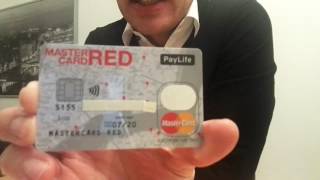 MasterCard Red  Prepaid Kreditkarte von PayLife [upl. by Larissa]