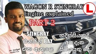 Wagon R Stingray Engine explained [upl. by Eener]