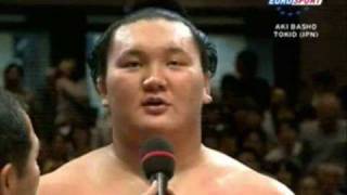 Sumo  Best Fights of Aki Basho 2007 from Day 131415 [upl. by Erikson]