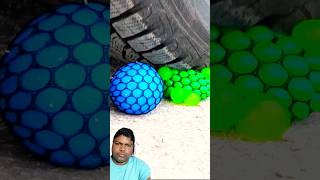 Car 🚗 crossing soft and crunchy things by tyre crushingcrunchyandsoftthings satisfying shorts [upl. by Jamima]