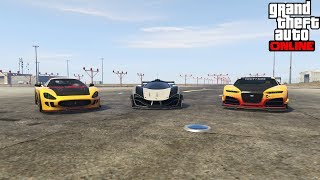 GROTTI VISIONE vs OCELOT XA21 vs TRUFFADE NERO TEST DE VITESSE GTA 5 ONLINE [upl. by Anawed302]