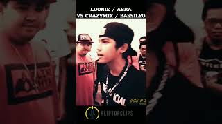 Part 18  Loonie  Abra vs Crazymix  Bassilyo loonie abra fliptopbattleleague rap fliptopclips [upl. by Sedinoel]