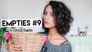 Empties 9  Les produits terminés  Coline [upl. by Enttirb35]