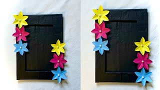 Photo frame making at home  Diy photo frame craft ideas  Photo frame making tutorial  Photo frame [upl. by Adirahs]