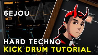 6EJOU Hard Techno Kick Tutorial  Master Distorted Rumble Kicks [upl. by Ahsitra]