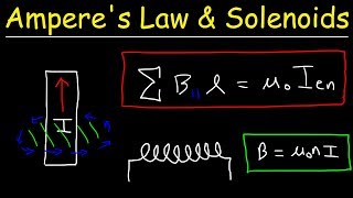 Amperes Law amp Magnetic Field of a Solenoid  Physics amp Electromagnetism [upl. by Suanne131]