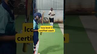 coaching under icca level 2 certified coach at Willow sportz cricket academyWhitefield Bangalore [upl. by Aehcsrop]