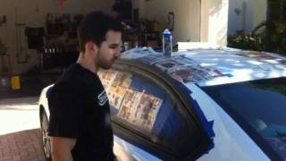 PlastiDip on Window Trim  Black Out Chrome Window Trim on Your Car  Dipyourcarcom [upl. by Eiaj]