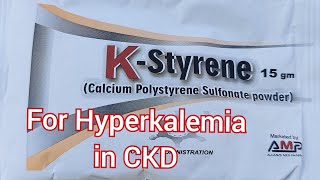 KStyrene Calcium Polystyrene Sulfonate in the Treatment of Hyperkalemia in Chronic Kidney Disease [upl. by Lidstone]