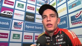 Wout Van Aert wins the Koppenbergcross 2015 [upl. by Marka959]