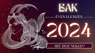 2024  Bak éves előrejelzés Szerelem pénz hangulat [upl. by Tupler]