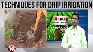 Techniques for drip irrigation by Agriculture scientist Dr Krishna Reddy  Sagubadi [upl. by Etnud]