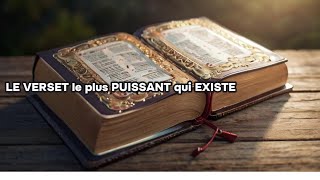 le verset le plus puissant de la bible qui change la vie a tout jamais [upl. by Sylram481]