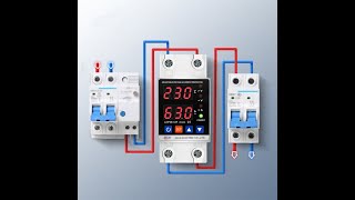 Over Under Voltage Protector 40A63A 220V Dual Display Adjustable Protector [upl. by Machute589]