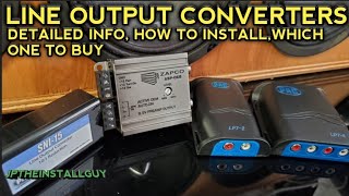 Line output converter install instructions and information  install amp to factory radio [upl. by Iral406]