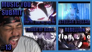 Reacting To VTUBER MUSIC You Submitted 13 [upl. by Nevin]