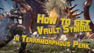 Borderlands 2 How to get Vault Symbol in Terramorphous Peak [upl. by Harl368]