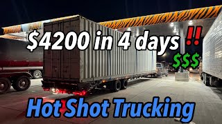 4k in 4 days HotShot Trucking EP2 [upl. by Aissirac]