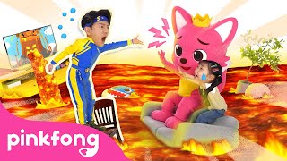 🆘 The Floor Is Lava with Sammy  Super Solver Sammy  Pinkfong Baby Shark Kids Song [upl. by Eemiaj]