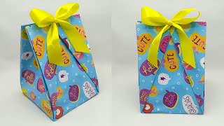 DIY  How To Wrap Gift Without Box  Unique Way To Wrap A Gift [upl. by Lennod515]