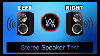 Stereo Speaker Test  Alan Walker  Dreamer  Headphone Test  Left Right Test  Bass Test [upl. by Wyatan121]