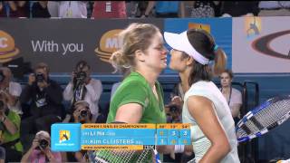 Championship Point  Kim Clijsters v Li Na  Australian Open 2011 [upl. by Ylatan293]