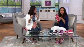 CLOUDSTEPPERS by Clarks Adjustable Sport Sandals  Brizo Cady on QVC [upl. by Jacquet]