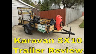 Karavan Trailer Review amp Modifications for Lawncare Business by GettinJunkDone [upl. by Culver]