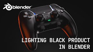 Lighting Black Product in Blender [upl. by Athalie365]