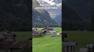 BASE jumping Lauterbrunnen [upl. by Hadley417]