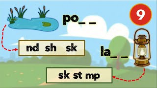 INITIAL AND FINAL CONSONANT BLENDS AND CONSONANT DIAGRAPHS  CH AND SH [upl. by Assilram]