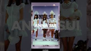 ANNA SUI spring summer 1994 fashion style fashionshow fashionweek supermodels fyp viral [upl. by Leoy]