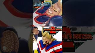 All Might Ultimate Jump Force vs My Hero academy One justice 2 [upl. by Joane573]