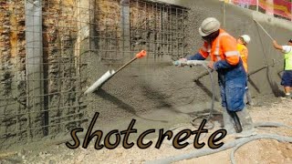 Shotcrete  Gunite  Sprayed Concrete  Tower Protection  Types of Concrete  Civil works [upl. by Docia]