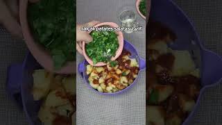 Patates salatası tarifi kesfetteyiz yemek salata patates patatessalatası tarif [upl. by Rory598]